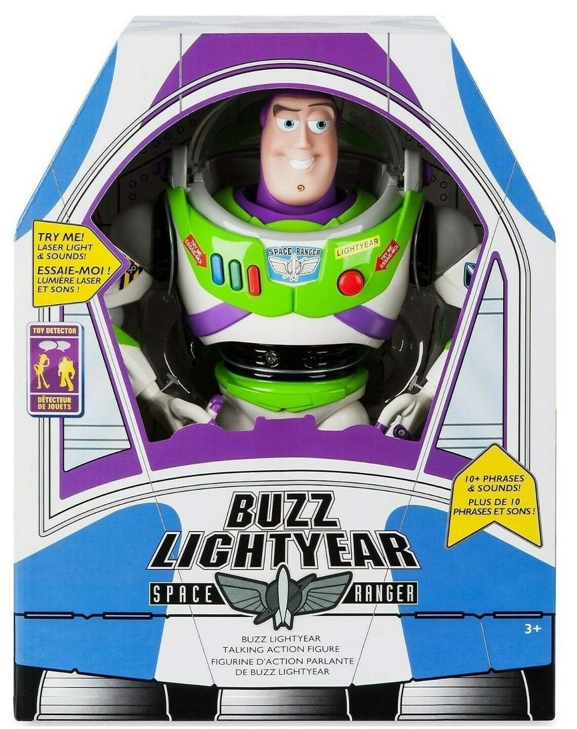 CToy Story Disney Advanced Talking Buzz Lightyear Action Figure 12.