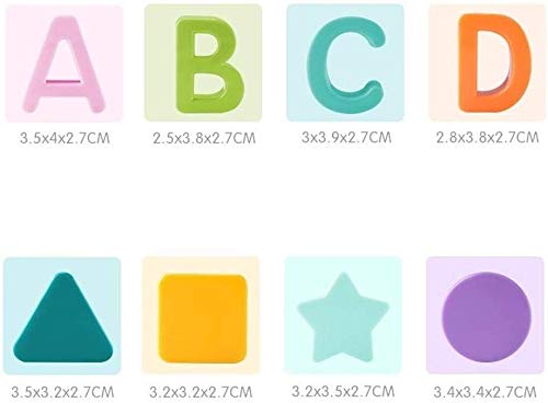Toyshine Baby’s First Educational Shape Sorting Blocks Toy | 16 Pcs ABCD Learning Blocks & Shape Sorter | Early Development Activity Toy for 6 Months to 2 Years Old Boys & Girls